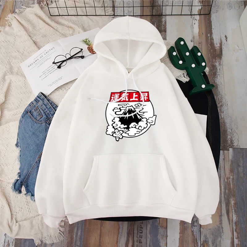 Thick Shellsuning женский s Harajuku свитшоты винтажный принт черный пуловер с круглым вырезом толстовка женская осень женские толстовки - Цвет: Thick