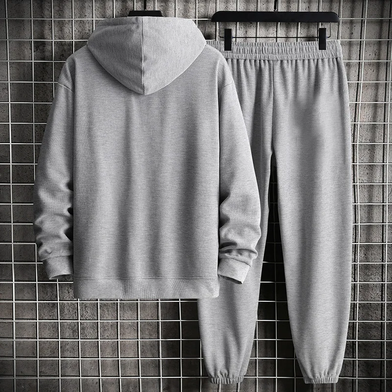 OEIN Trening Casual Bărbați Hanorac cu Capăt Ținută Toamnă Bărbați Seturi Sport 2021 Hanorac Bărbat + Pantaloni 2PCS Jogging_voghion.com
