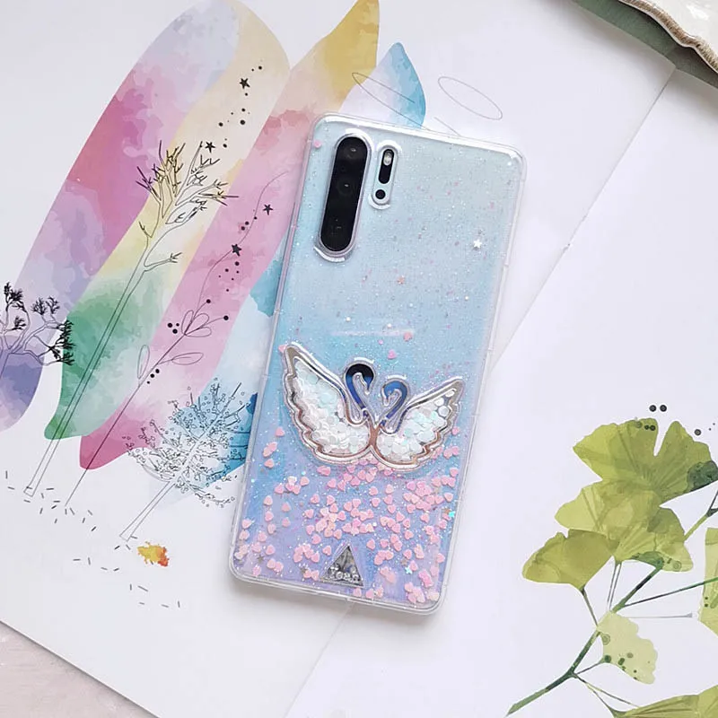 Мягкий чехол-накладка для xiaomi mi A1 A2 lite A3 9 SE 8 F1 Note10 redmi 7A 7 Note 5 6 Pro с блестками и