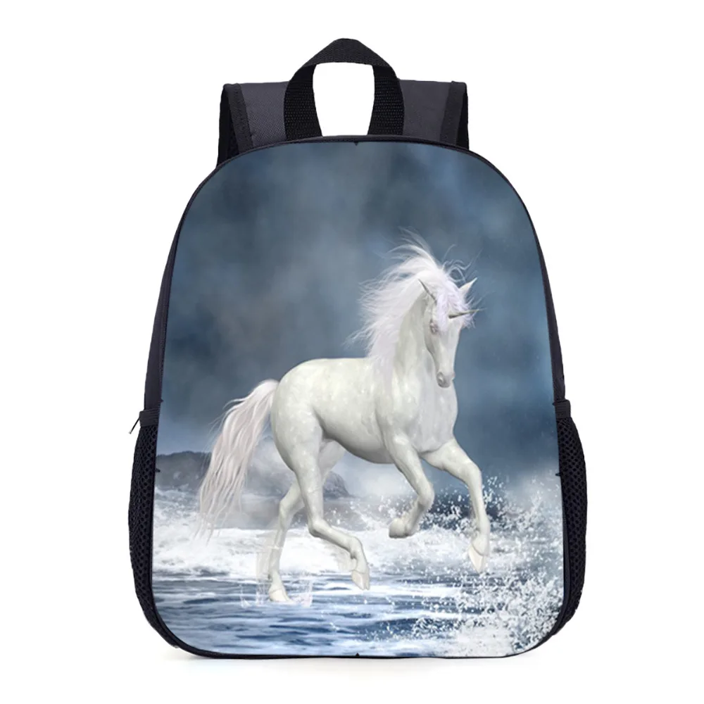Horse Small 5 Стиль, товары для детского сада, милый уличный рюкзак с лошадью, Подростковая классная школьная сумка с объемным животным - Цвет: Horse Small 5