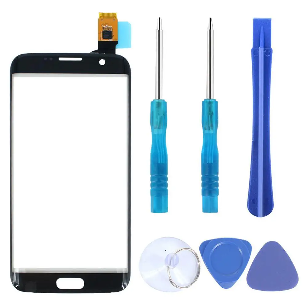 

LCD Display Front Glass Screen with Frame Replacement for Samsung Galaxy S7 Edge