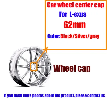 

4pcs 62MM car Wheel Center Hub Caps rim covers 3D emblem logo Badge for Lexus ES300 IS300 GS430 RX330 GS300 car Accessories