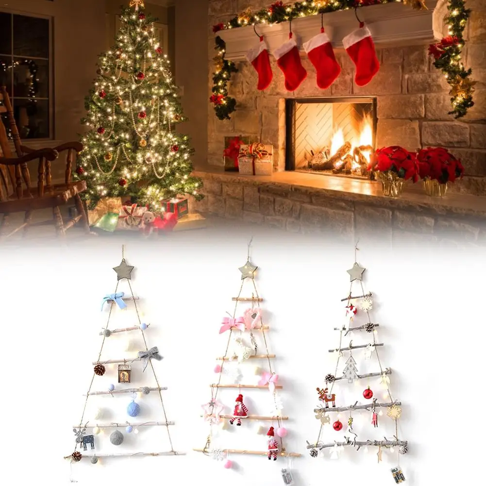 

Christmas Nordic Style Artificial Fake Tree Ornament Wall Hanging Decorations For Christmas Tree
