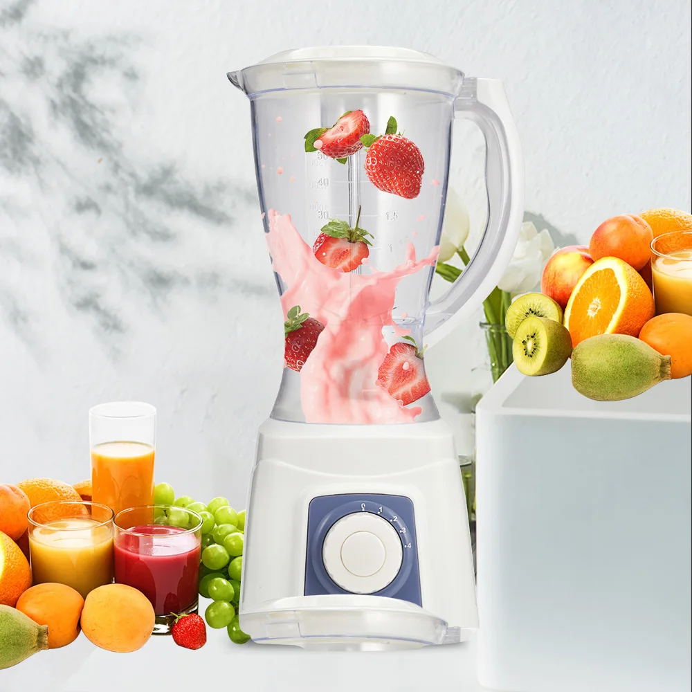

4 Gears Electric Blender 1500ml Fruit Juicer Machine Fruit Smoothie Milkshake Extractor Food Vegetable Meat Spice Pepper Grinder
