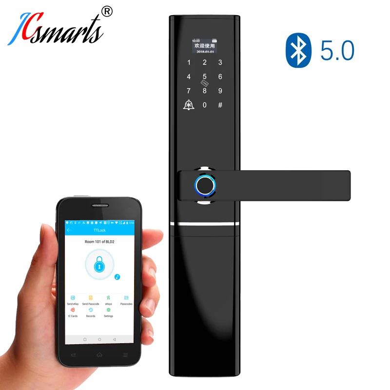 Apartment Biometric Fingerprint Lock Electronic Security Door Lock