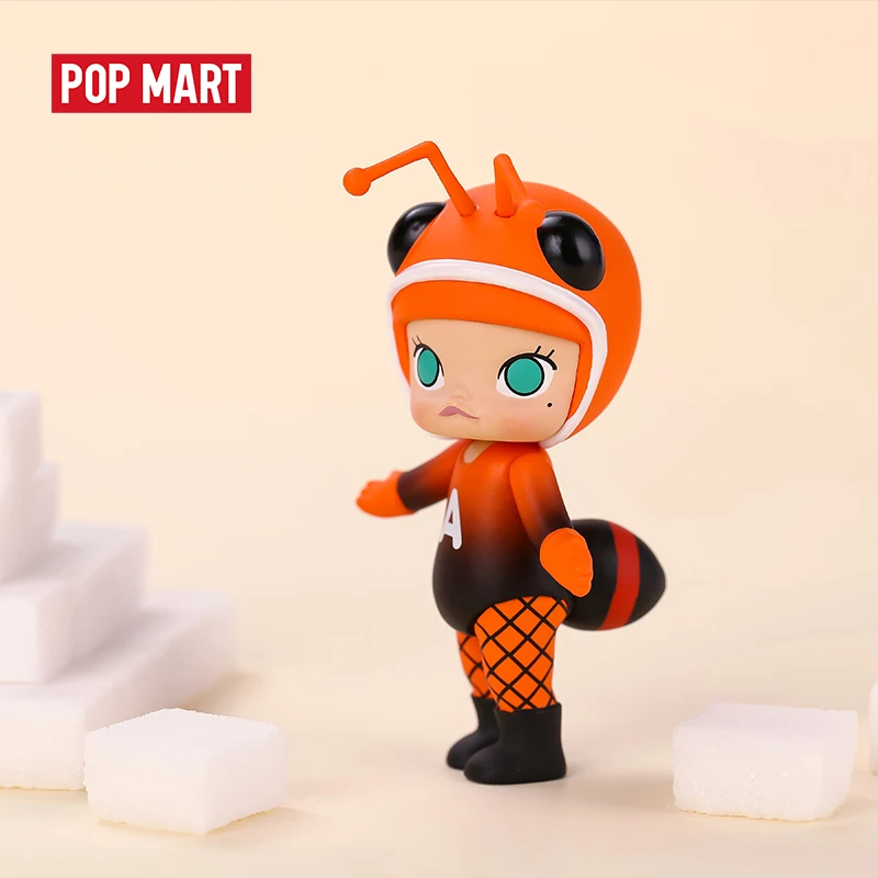 

POPMART Molly bugs figure Blind Box Doll Binary Action Figure Birthday Gift Kid Toy free shipping