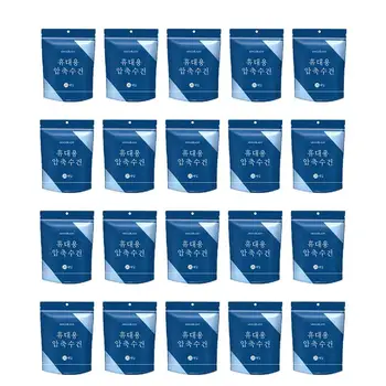 

20pcs Compressed Towel Tablets Mini Compressed Disposable Soft Travel Towel for Travel