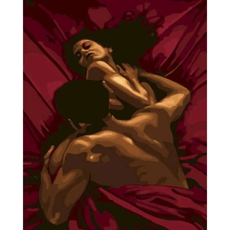 

Figure Oil Painting By Numbers Photo Creative DIY Human Body Art Drawing Canvas Pictures Portrait Wedding Family Photos DIY Gift