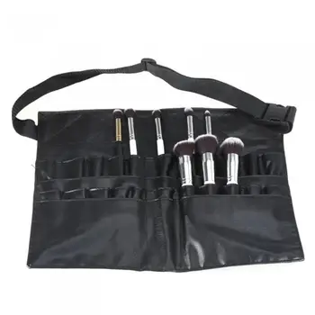 

Pro Makeup Brush Display Holder Case Bag Artist Belt Strap Cosmetic Makeup Brushes PU Holder Apron Bags