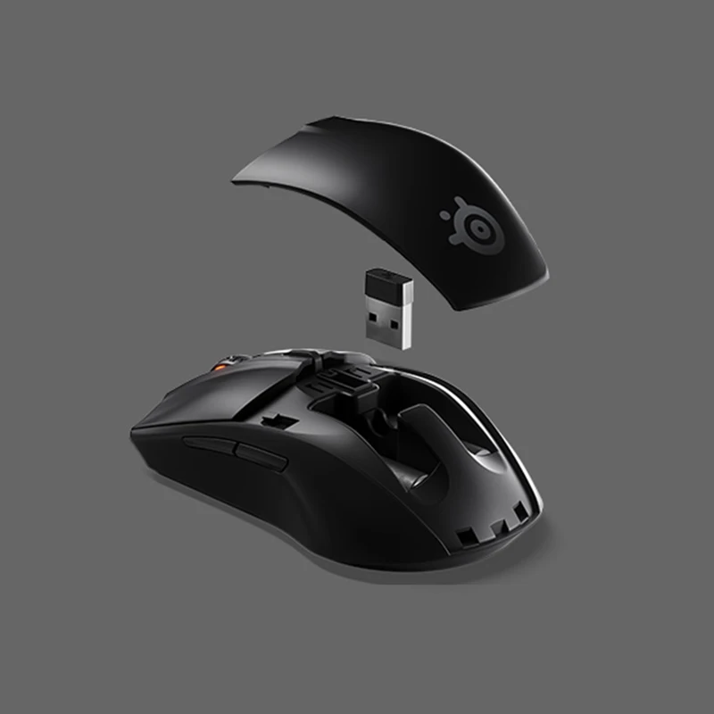 Steelseries Rival Rato sem Fio do Jogo 2.4 Ghz e Bluetooth 5.060 Milhões Cliques 18000 Cpi Truemove Ratos do Sensor Ótico do ar - Imagem 2