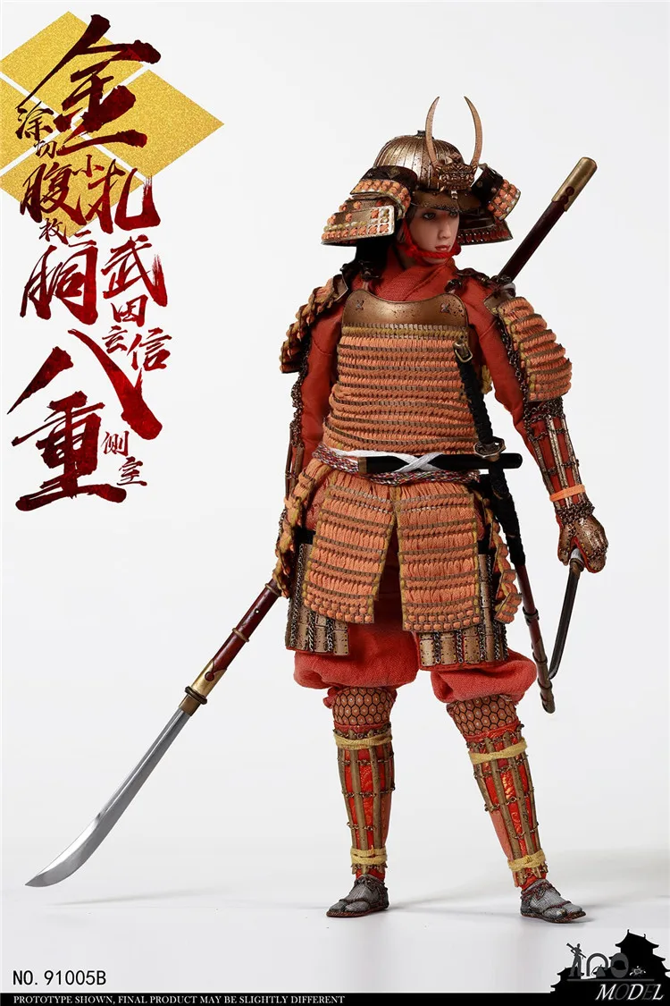 para a Coleção Armadura de Bronze Modelo para Fãs Iqomodel Escala Takeda Shingen Feminino Sider Quarto Badong Conjunto Completo Presentes 91005b 1 - 6 4 sider quarto badong conjunto completo modelo para fãs presentes