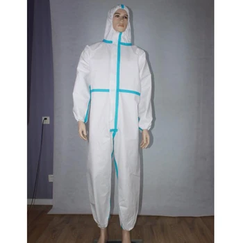 

Chemical Protection Dustproof Oil-resistant Overalls Indoor Anti-Static Antibacterial Coverall Work Clothes Disposable Overalls