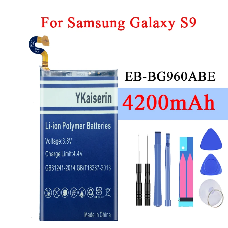 4200 мА/ч EB-BG960ABE батарея для Samsung GALAXY S9 G9600 G960F SM-G960 batteria + номер отслеживания посылки |