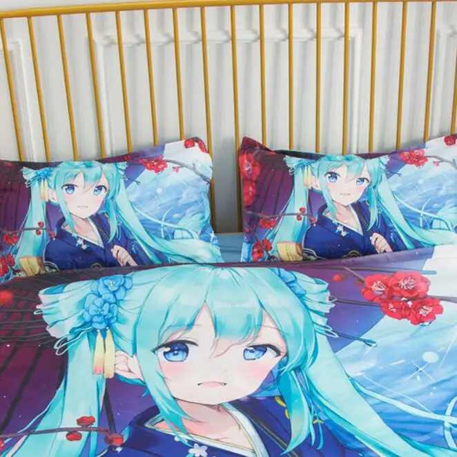 12 Fate Stay Night Hatsune Miku Rem наволочка с аниме 48*74 см - Цвет: 12