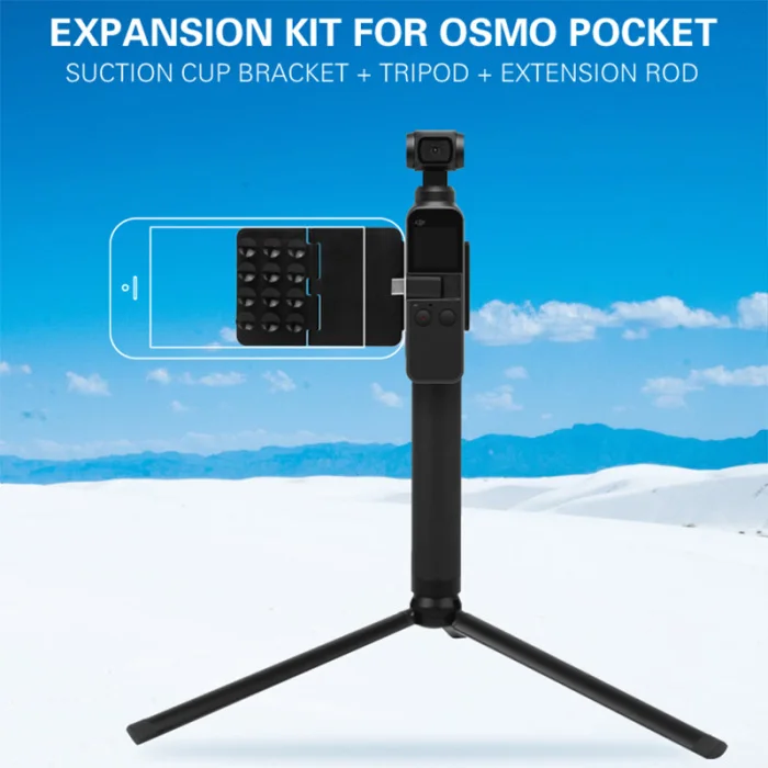 Складной смартфон присоска удлиненная подпорка стержень штатив Комплект для DJI OSMO Карманный OD889