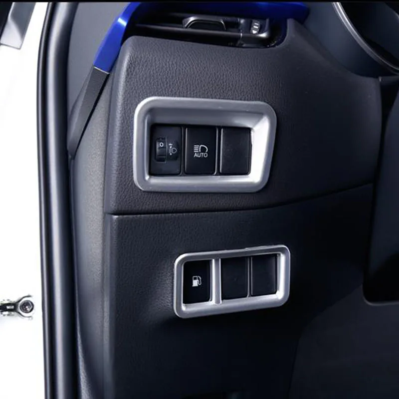

LHD and RHD Interior Head Lamp Switch Button Cover Headlight Switch Trim Stickers For Toyota C-HR CHR