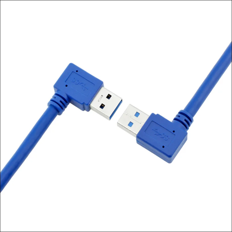 3 шт. SuperSpeed USB 3,0 Прямоугольный кабель для передачи данных для мужчин и женщин USB 3,0 AM-AF