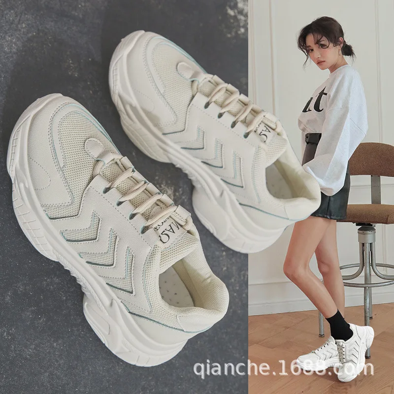 

Bear Shoe 2019 Spring New Style Versatile INS Sports Versatile Running Online Celebrity Korean-style Dad Shoes WOMEN'S Shoes