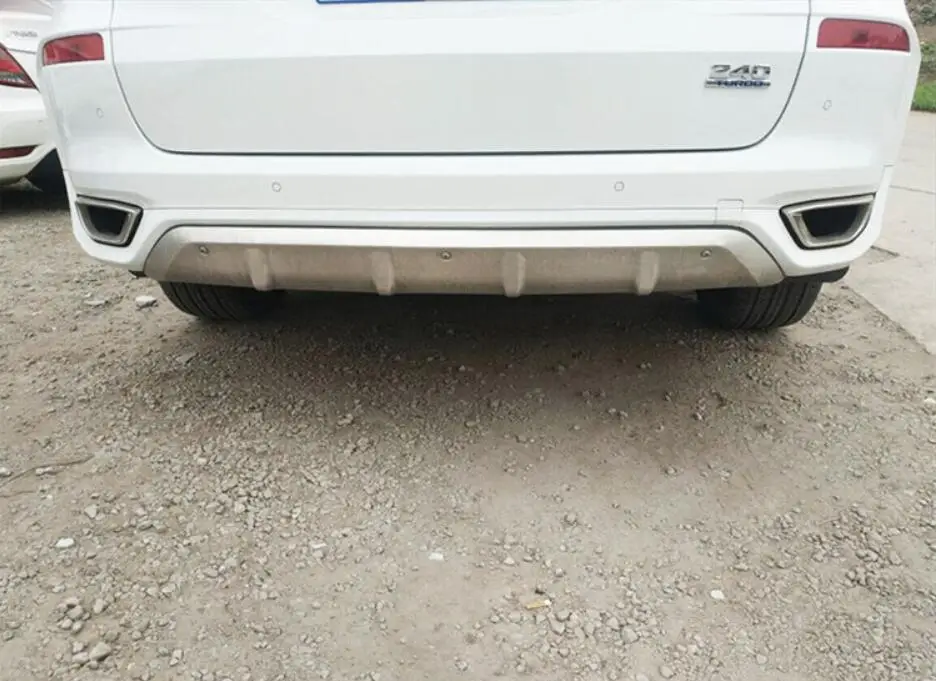 Автомобильная передняя+ задняя защитные бамперы из нержавеющей стали, противоскользящая пластина для honda avancier URV
