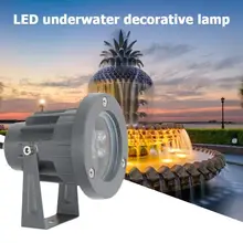 IP65 Водонепроницаемый 3W 85-265V фонарь для подводного освещения бассейнов светодиодный фонтан Пруд Лампа для украшения сада аквариума освещение
