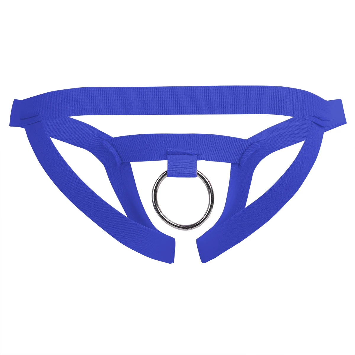 Blue Сексуальные мужские стринги бикини мужское женское белье с вырезом трусы нижнее белье трусы& o-кольцо тренажерный зал купальник купальники трусики - Цвет: Blue