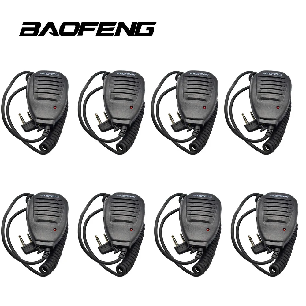 8 шт. Baofeng UV 5R 888S PTT пульт дистанционного управления Водонепроницаемый микрофон