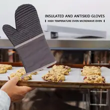 VKTECH 1 пара термостойкие перчатки для духовки, силиконовые Нескользящие кухонные перчатки для выпечки, изоляционные перчатки для приготовления пищи, кухонные инструменты для дома