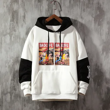 

M-5XL men hoodies sweatshirts slim fit hoodies for men casual fashion brand B63 63%polyester 37%cotton sudadera hombre