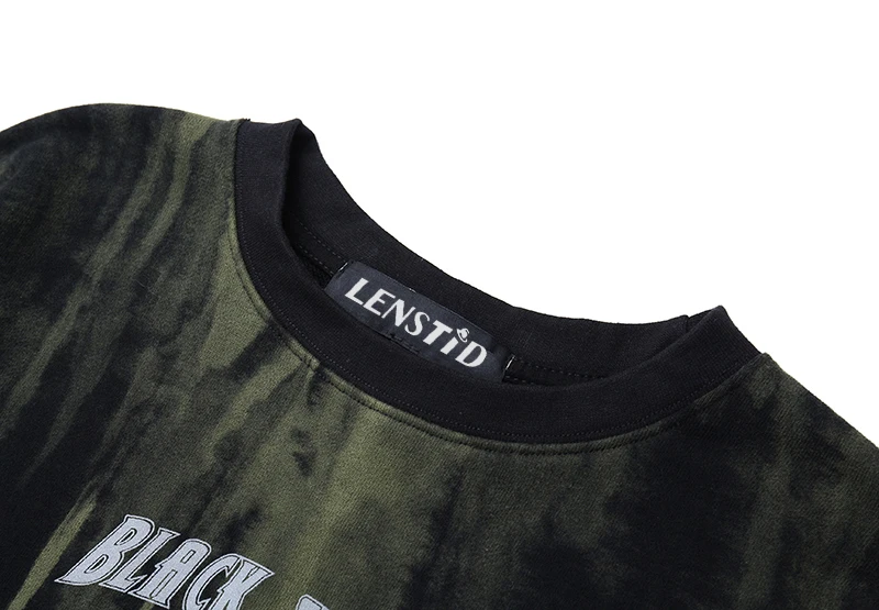 LENSTID High Street Darkness креативный пуловер с дырками в стиле граффити, мужские хипстерские хип-хоп толстовки в стиле Харадзюку