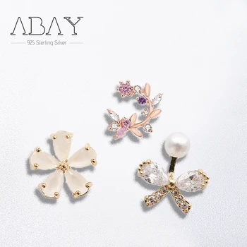 

925 Sterling Silver Pin Exquisite Color Gem Inlaid with Beautiful Flower Series Can Prevent Allergy and Increase Temperament