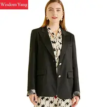 Autumn Suits Jackets Womens Coats Black Korean Ol Female Business Coats Slim Elegant Jackets Office Ladies Outerwear Overcoat