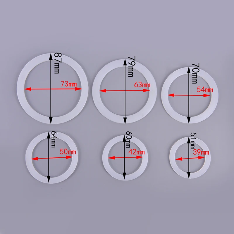 Washer Gasket-Ring Makers-Accessories Coffee-Parts Kitchen Silicone Flexible 2pcs/Lot
