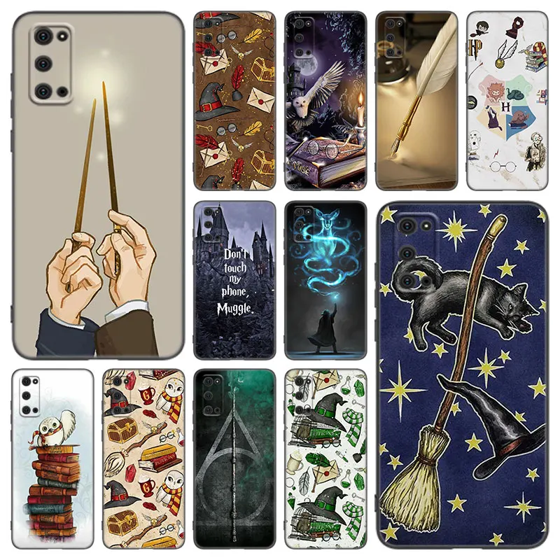 Чехол Magic-Element для телефона Samsung Galaxy S22 Pro S21 S20 Ultra FE S10 Lite S9 S8 Plus S10E 5G мягкий черный