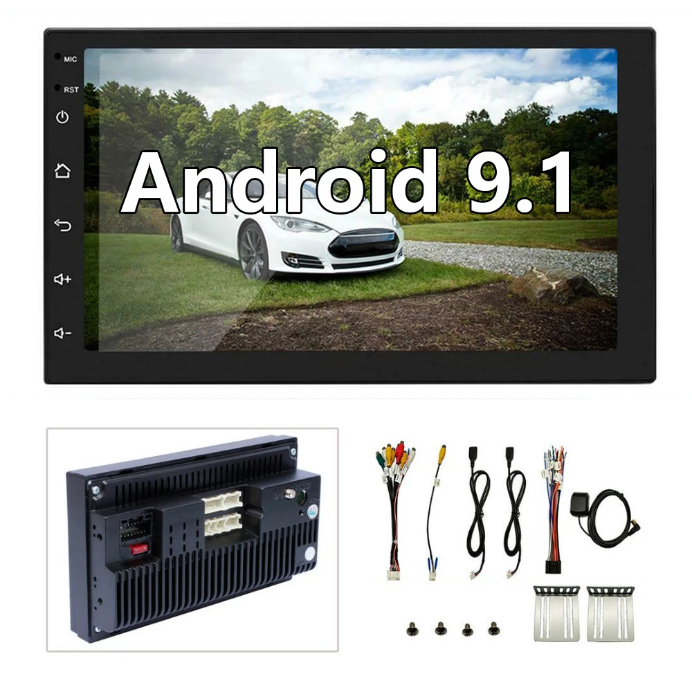 

Android 9.1 2din Car Multimedia MP5 Player Video Radio GPS Navi WIFI Autoradio 7'' Touch Screen Bluetooth FM Audio Car Stereo