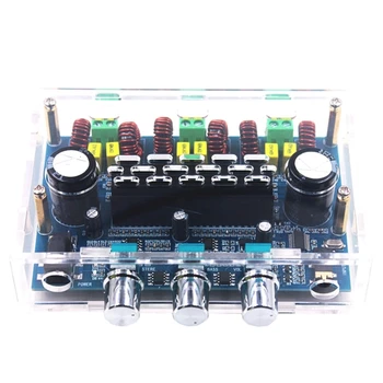 

XH-A305 Bluetooth 5.0 Stereo Digital Power Amplifier Board TPA3116D2 50Wx2+100W 2.1 Channel o Subwoofer AUX with Box