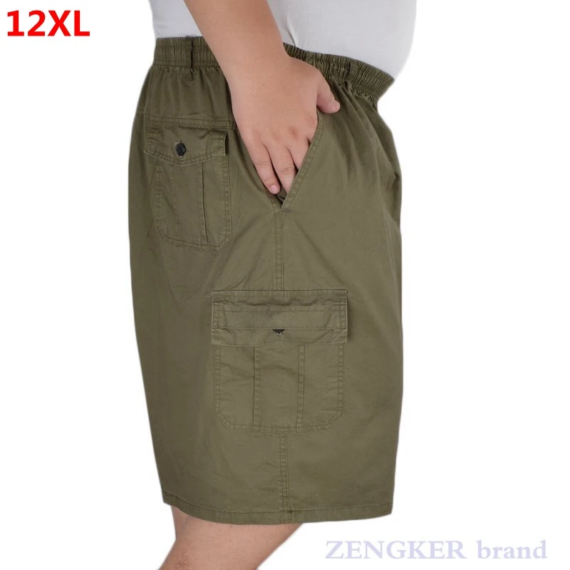 Cotton Shorts Loose 10XL Large 12XL Plus-Size Mens Summer 9XL Dad 8XL Thin Extra 11XL