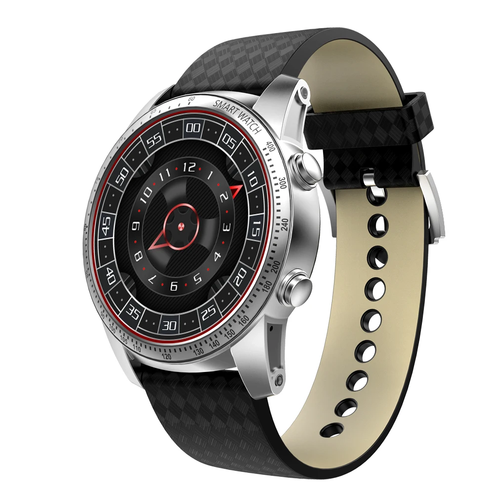 KingWear KW99 3g Smartwatch телефон Android 5,1 мужские часы 1,39 дюймов MTK6580 четырехъядерный 8 Гб rom монитор сердечного ритма gps шагомер - Цвет: Silver