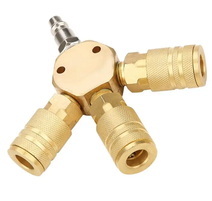 

1/4 NPT Thread three way USA type quick coupler