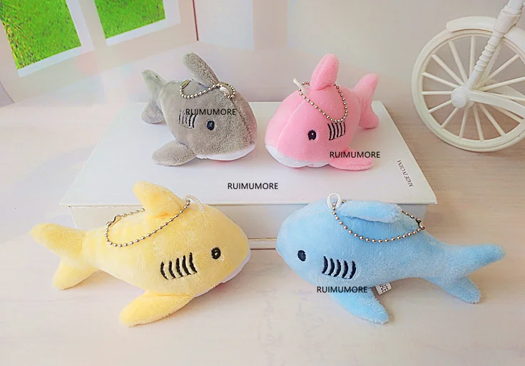 multi-color- cute shark plush toy, Stuffed& Plush Animal Baby Toys doll, size 7-21cm, gift plush toys For kids