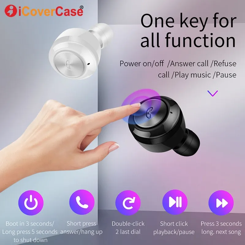 Wireless Headphone Earbud For iPhone 11 Pro Max 11 pro 11 X XR XS Max 8 plus Twins Bluetooth Earphones with Charging Box and Mic