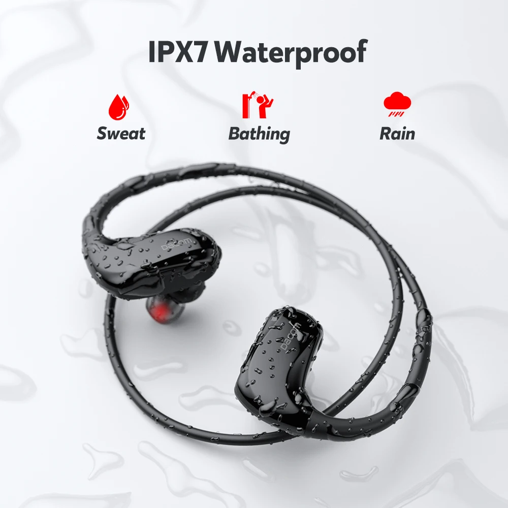 Dacom Athlete Wireless Headphones Sports IPX7 Waterproof Bluetooth Earphones 20H for Running AAC