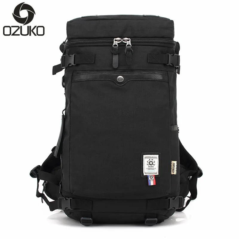 

Ozuko Health Can Be New Style Multi-functional Large-Volume Backpack Men And Women Students Zipper Outdoor Backpack Wholesale