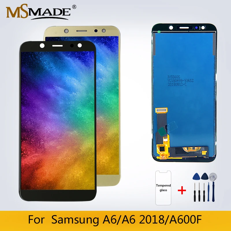 

A600 Display For Samsung Galaxy A6 2018 LCD Display Touch Screen Digitizer Assembly Parts For SAMSUNG A6 A600F A600FN LCD Screen