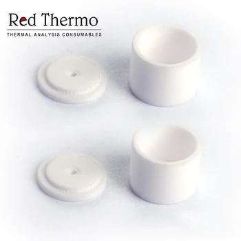 

600μl Alumina crucible large with lid for ME-30077260 Mettler Toledo Thermal analysis crucibles DSC consumablesRedThermo4pcs/lot