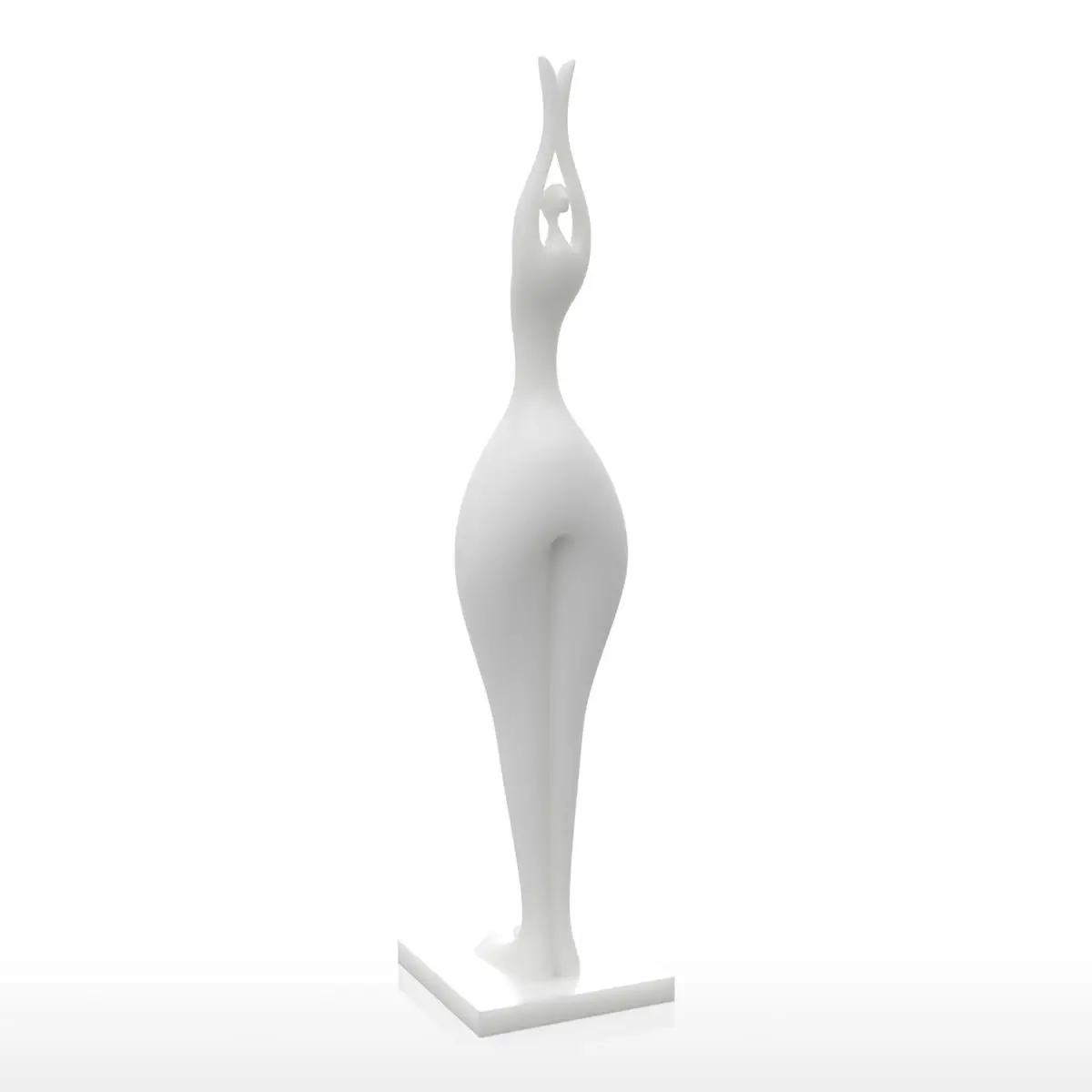 Тянущаяся Красивая 3D напечатанная скульптура Элегантная модель Escultura художественные статуэтки произведение искусства Современные скульптурные аксессуары