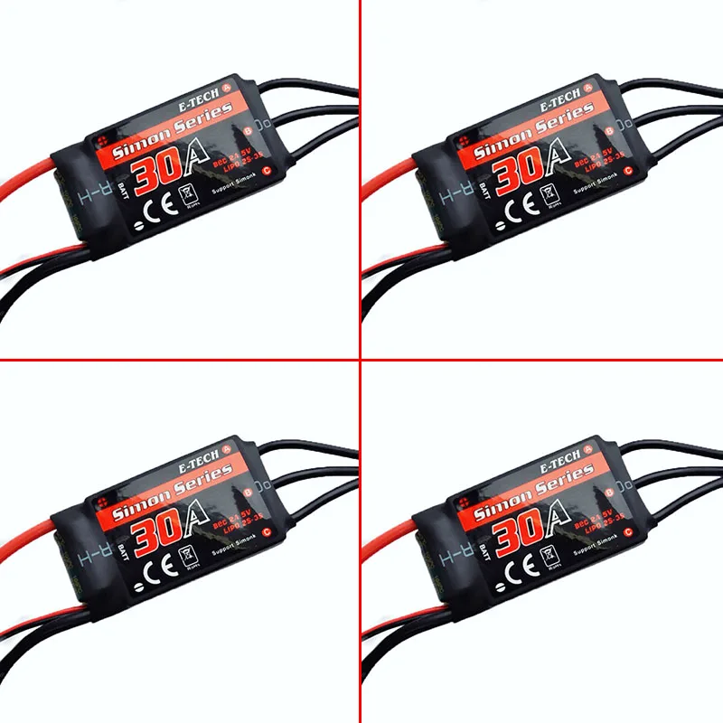 E-TECK 30A SIMONK ESC 5V 2A BEC For RC F450 S500 Quadcotper (2~3S LIPO) | Игрушки и хобби