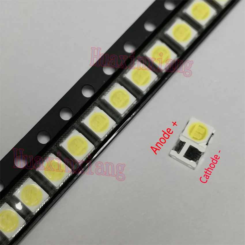 500 шт./лот Jufei 3528 SMD LED 2835 6 в холодный белый 96 лм для ТВ ЖК подсветка|2835 6v|smd ledsmd led |