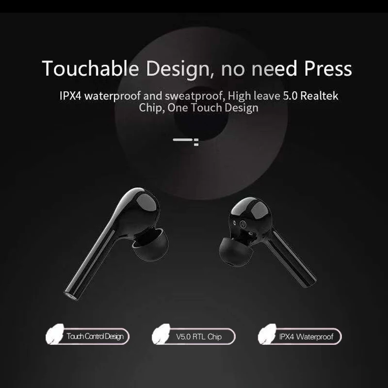 JS-18 беспроводные bluetooth V5.0 TWS наушники HIFI спортивные наушники бас с зарядным устройством для huawei Mate20 Pro