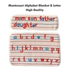 Children Montessori Activity Alphabet Box Language Toy Printed ABC Card Red Blue Letters Open Ended Educational Toy Teacher Aids 6