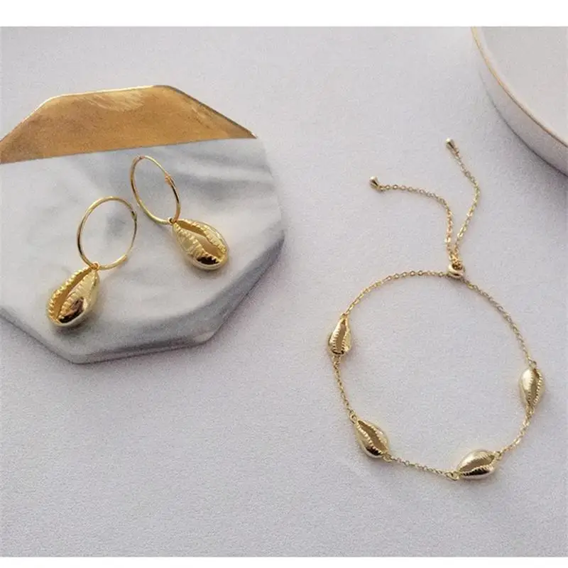 Louleur Genuine 925 Sterling Silver Shell Earrings For Women Hot Sale Western Style Gold Earrings Female Silver Jewelry Gifts